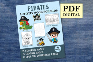 Pirates Activity Book for Kids