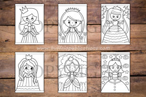Princess Big and Bold Coloring Book
