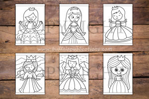 Princess Big and Bold Coloring Book