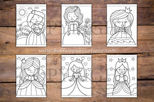 Princess Big and Bold Coloring Book