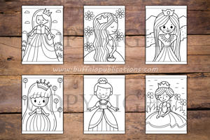 Princess Big and Bold Coloring Book