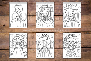 Princess Big and Bold Coloring Book