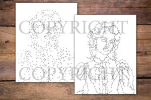 Dot to Dot Portraits Women for Adults