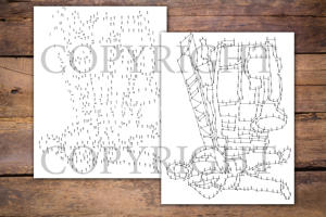 Dot to Dot Firefighter for Adults