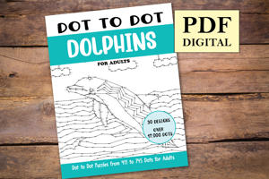 Dot to Dot Dolphins for Adults