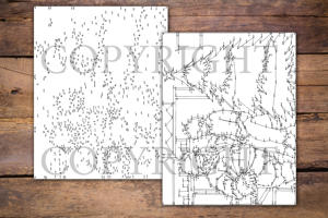 Dot to Dot Santa Claus for Adults