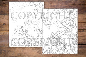 Dot to Dot Dragons for Adults