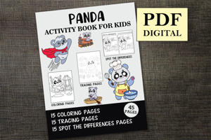 Panda Activity Book for Kids