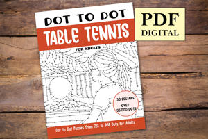 Dot to Dot Table Tennis for Adults