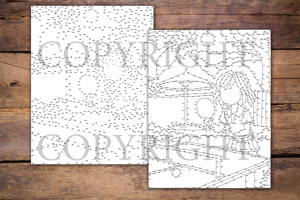 Dot to Dot Table Tennis for Adults