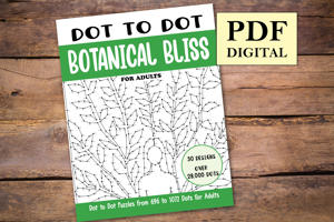 Dot to Dot Botanical Bliss for Adults