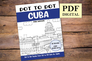 Dot to Dot Cuba for Adults