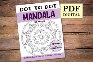 Dot to Dot Mandala for Adults