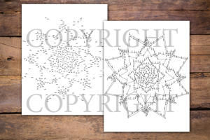 Dot to Dot Mandala for Adults