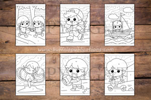 Sports Color By Numbers Book for Kids