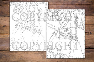 Dot to Dot Windmills for Adults