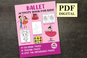 Ballet Activity Book for Kids