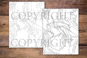 Dot to Dot Hummingbirds for Adults