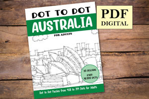 Dot to Dot Australia for Adults