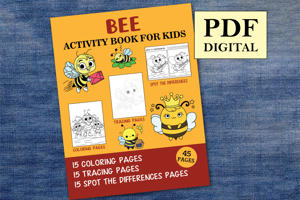 Bee Activity Book for Kids