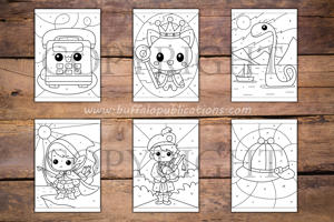 United Kingdom Color By Numbers Book for Kids