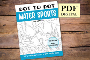 Dot to Dot Water Sports for Adults