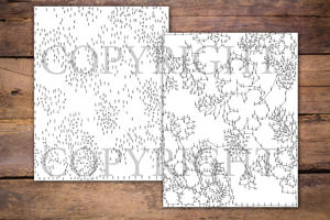 Dot to Dot Floral Patterns for Adults