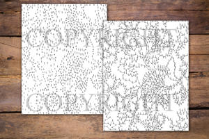 Dot to Dot Floral Patterns for Adults