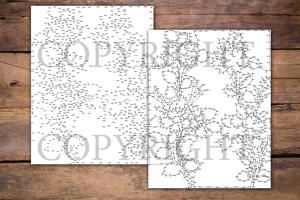 Dot to Dot Floral Patterns for Adults