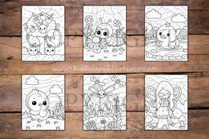 Gardens Color By Numbers Book for Kids