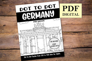Dot to Dot Germany for Adults