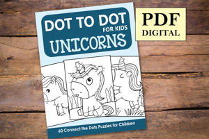 Unicorns Dot to Dot for Kids