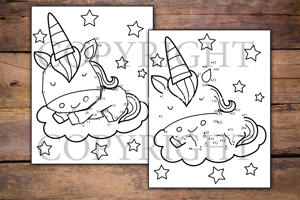 Unicorns Dot to Dot for Kids