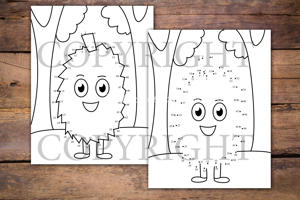 Vegetables Dot to Dot Book for Kids