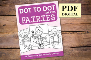 Fairies Dot to Dot for Kids