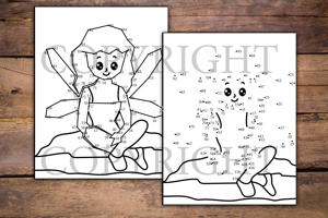 Fairies Dot to Dot for Kids