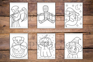 Halloween Big and Bold Coloring Book