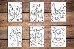 Halloween Big and Bold Coloring Book