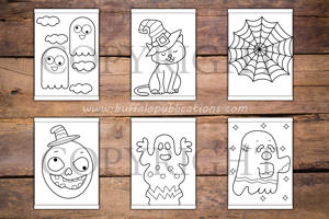 Halloween Big and Bold Coloring Book