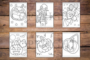 Halloween Big and Bold Coloring Book