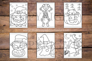 Halloween Big and Bold Coloring Book