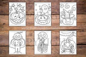Halloween Big and Bold Coloring Book