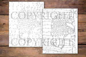 Dot to Dot Mystery Animals for Adults