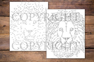 Dot to Dot Mystery Animals for Adults