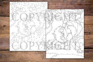 Dot to Dot Kawaii Animals for Adults