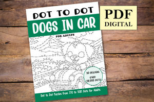 Dot to Dot Dogs in Car for Adults