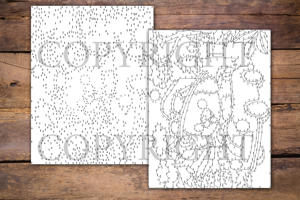 Dot to Dot Dogs in Car for Adults