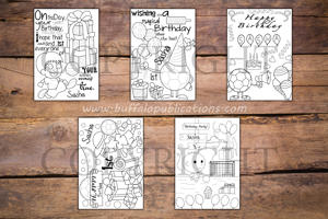 Soccer Theme Personalized Birthday Coloring Book