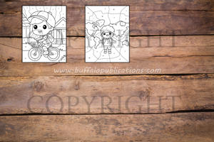 Travel Color By Numbers Book for Kids