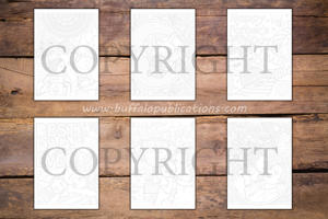 Father's Day Ink Tracing Coloring Book for Adults